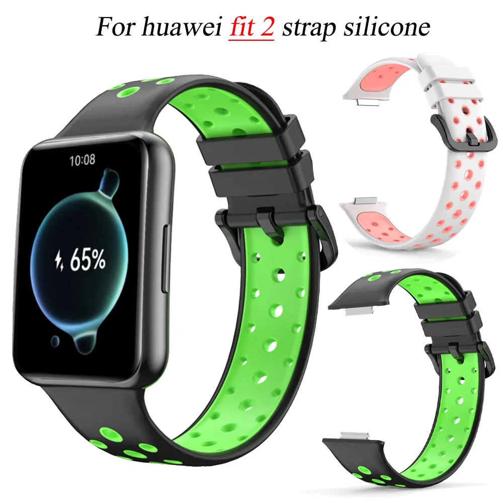 

Breathable band For huawei fit 2 strap smart watch silicone wristband Sport correa vitality bracelet huawei fit2 NEW Accessories