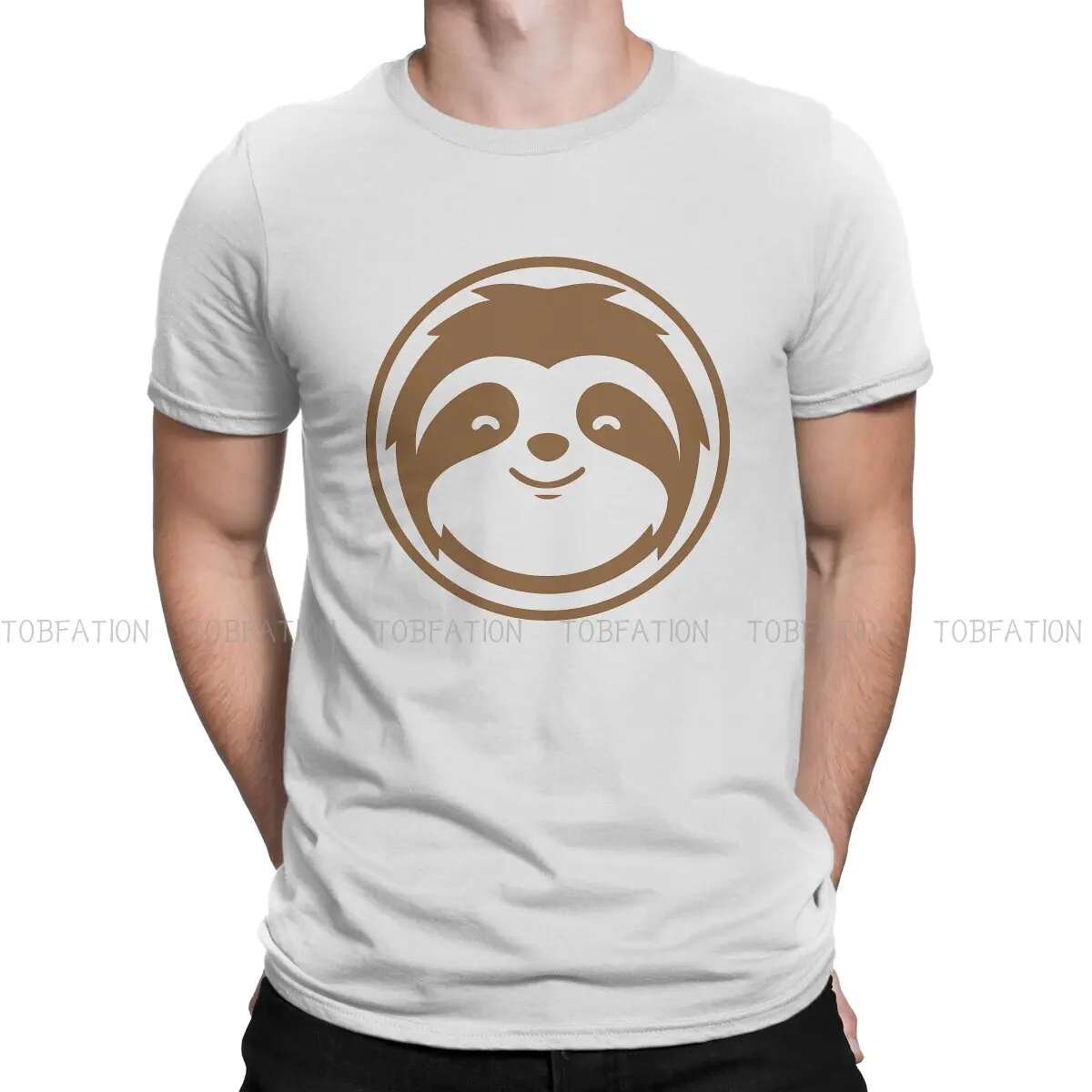 

Sloth TShirt for Men Man Soft Leisure Tee T Shirt High Quality New Design Loose