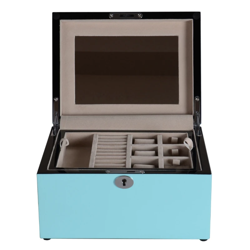 

Lacquered elegant jewellery display case for collection jewelry box