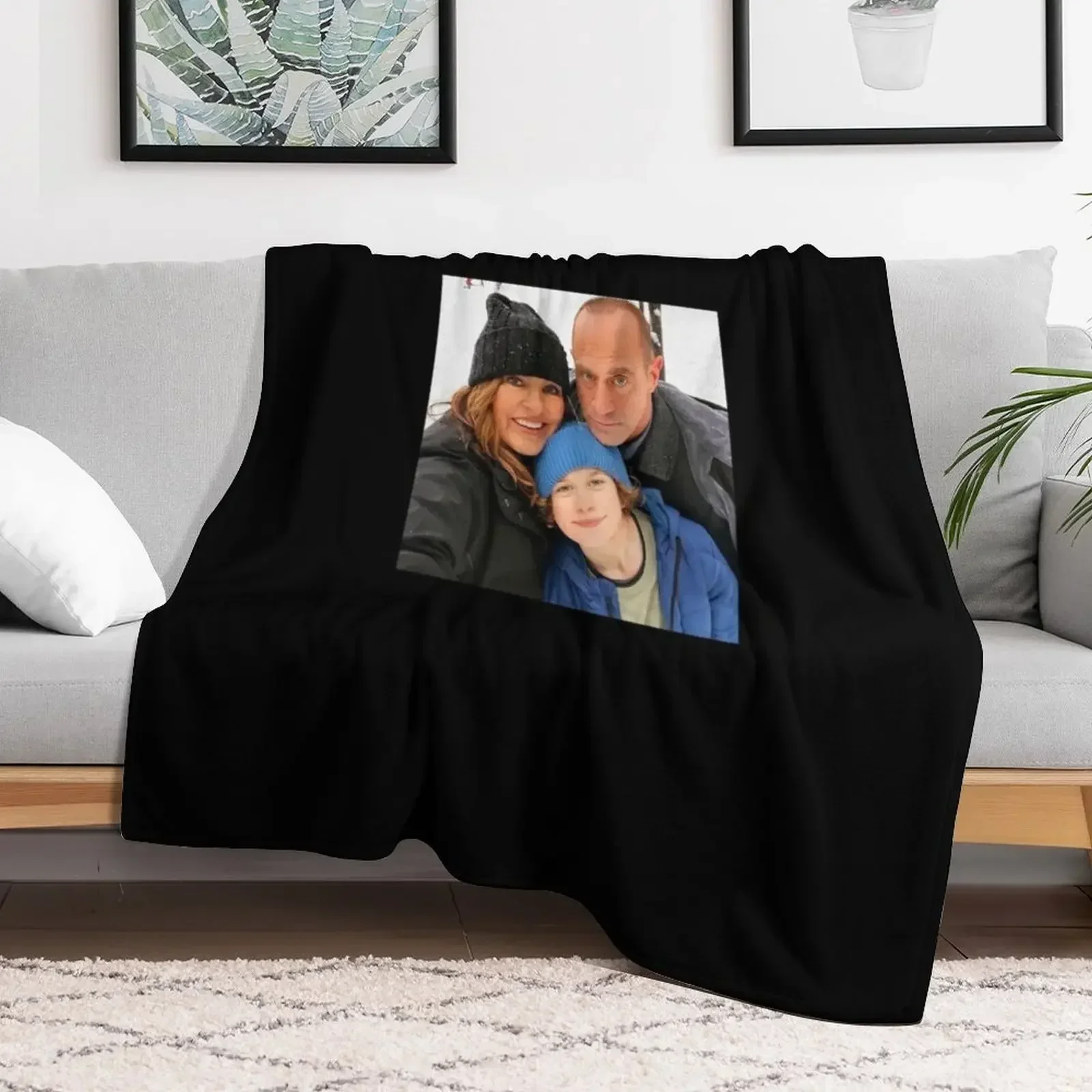 Наклейка Olivia Noah &amp Elliot декоративное одеяло в мягкую клетку термоодеяла