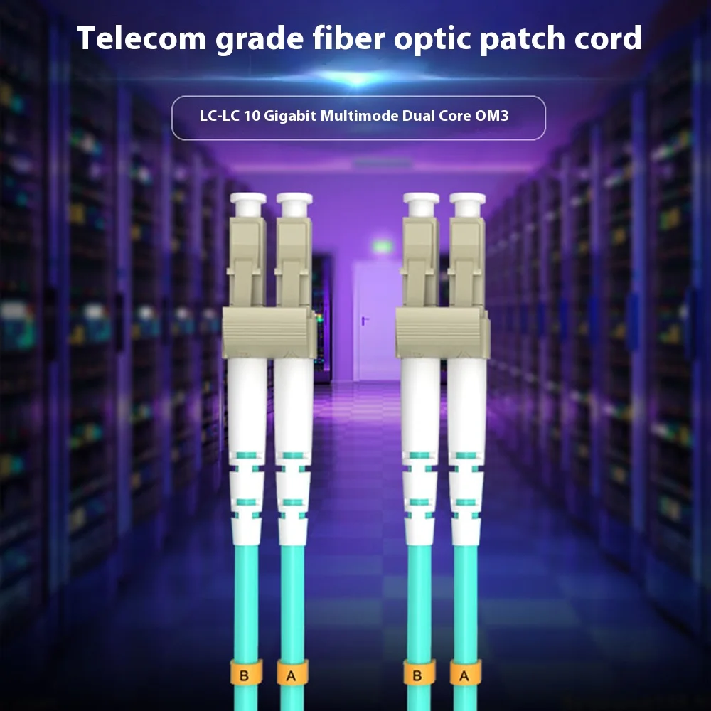 50 шт. 1 метр телекоммуникационного класса LC/UPC-LC/UPC дуплексный