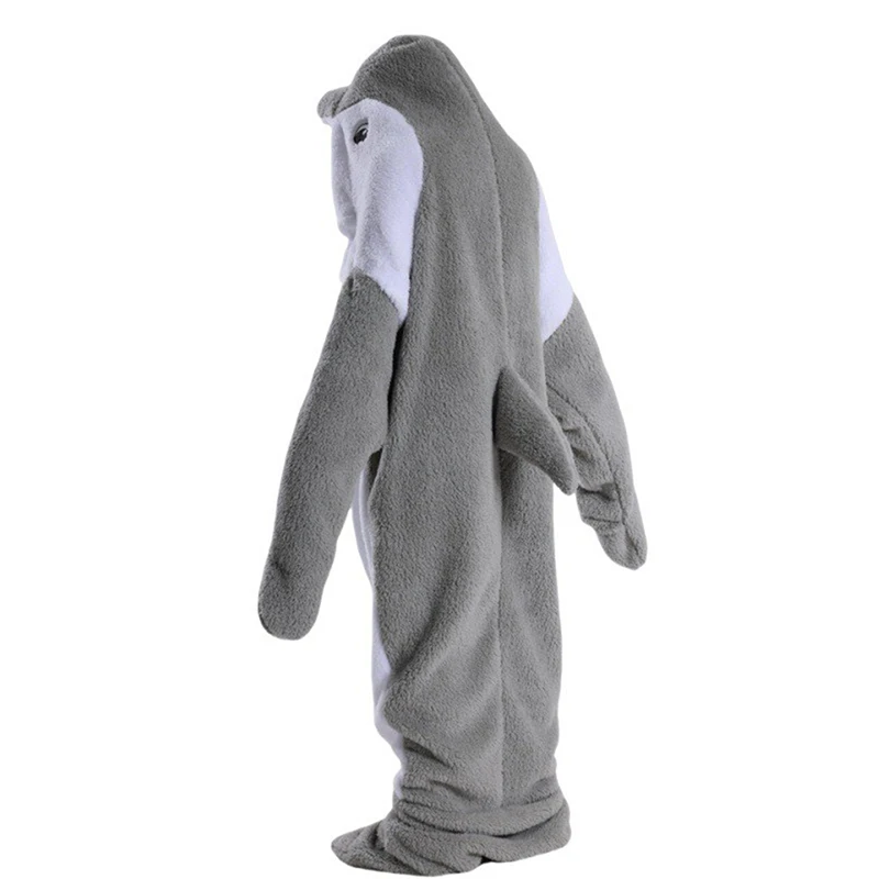 Флисовый костюм дельфина для взрослых и детей длинный комбинезон с длинным