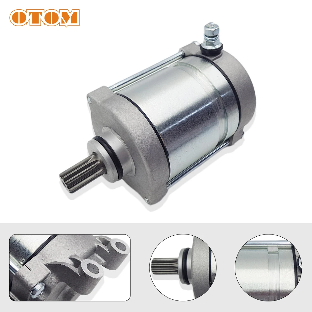 

Стартер OTOM NC450 для ZONGSHEN ZS194MQ MOTOLAND KAYO BSE AVANTIS ENDURO, электрический стартовый двигатель мотоцикла, 9 зубов