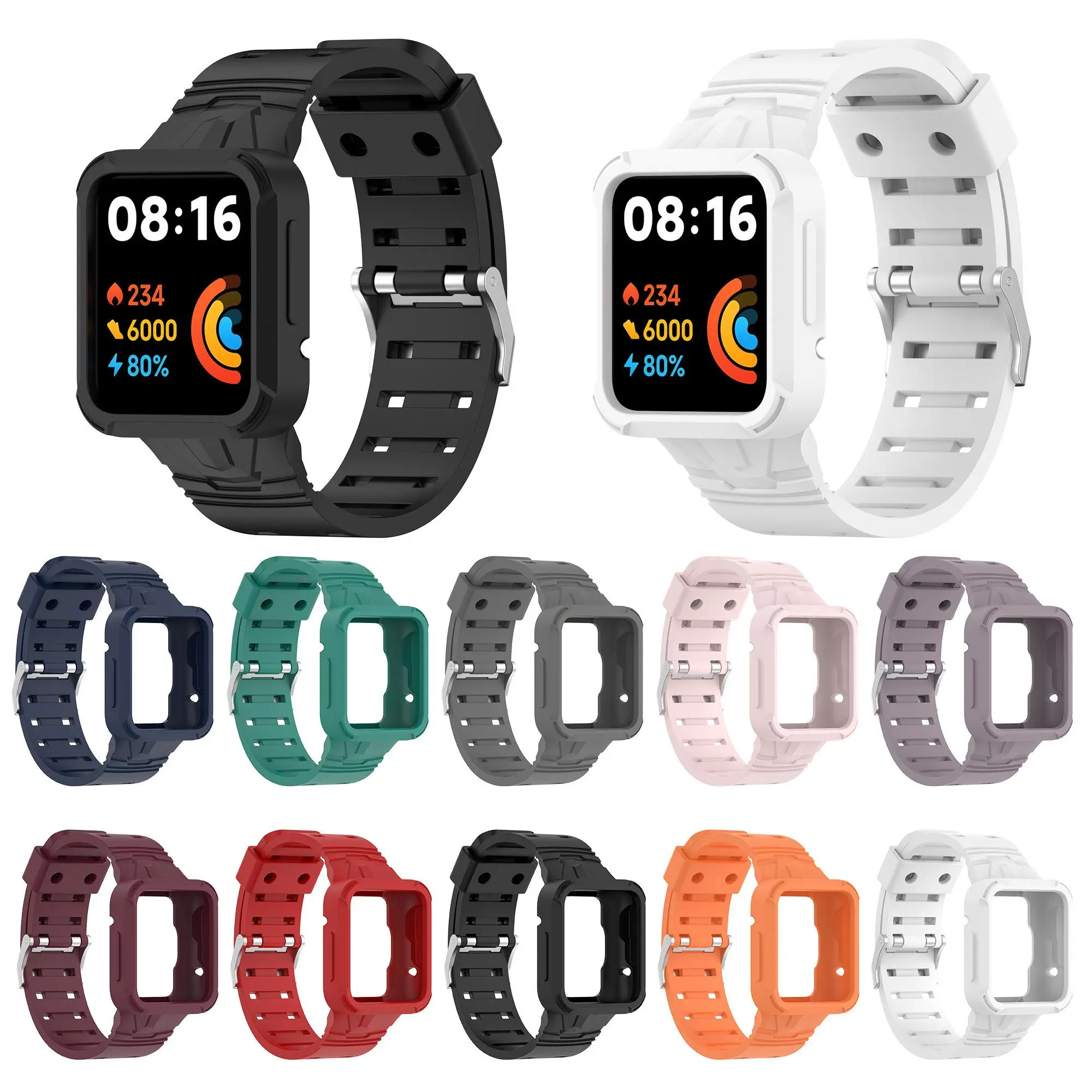 Силиконовый ремешок для смарт-часов Xiaomi Mi Watch Lite сменный спортивный браслет Redmi 2 |
