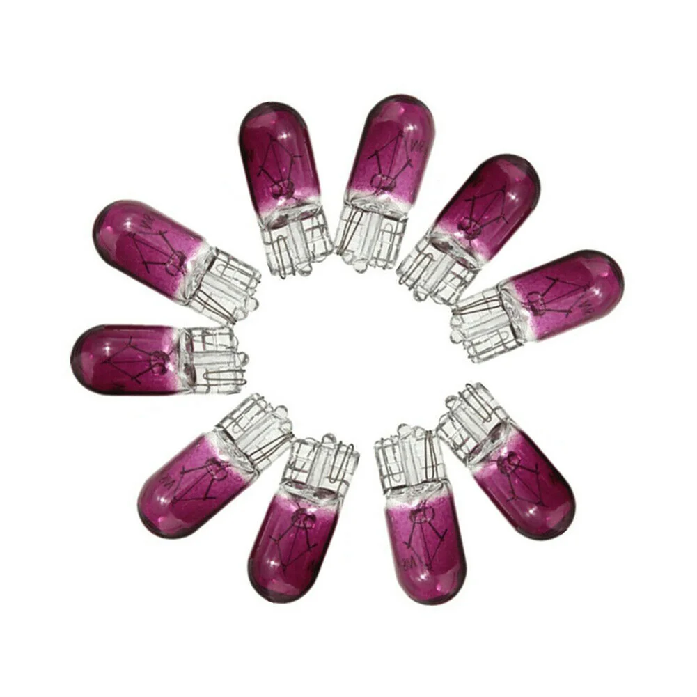 

10x Purple T10 501 W5W 3W Car Dashboard Dash Panel Gauge Light Bulbs Accessories Brand New Auto Parts High Quality And Durable
