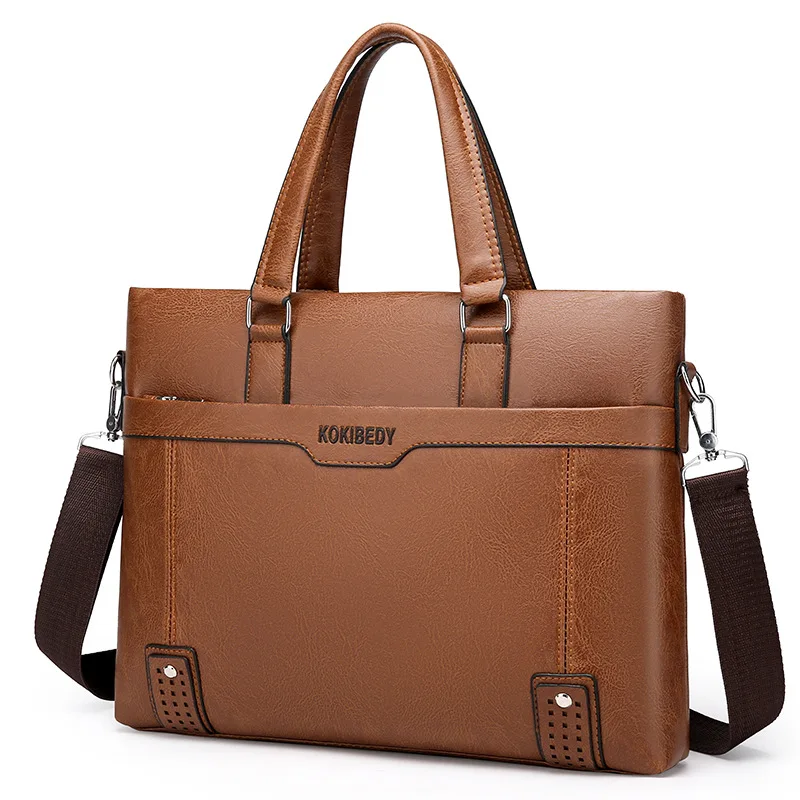 Laptop Bag Briefcases Men Designer Bag 15 16 Inch Laptop Handbag Luxury Shoulder Business Work Tote Office Storage Attache Case