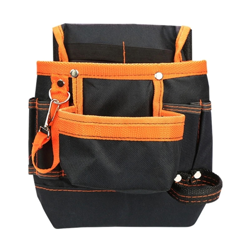 

Maintenance Special Electrician Belt Bag Hardware Tool Storage Bag 600D Oxford Cloth Tool Bag w/ 8pcs Pocket for Workers