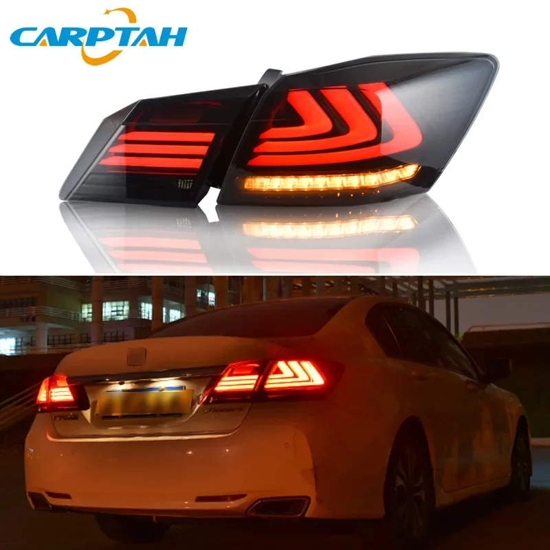 Автомобильный светодиодный задний фонарь 12 В для Honda Accord 2014 2015 2016 ходовой