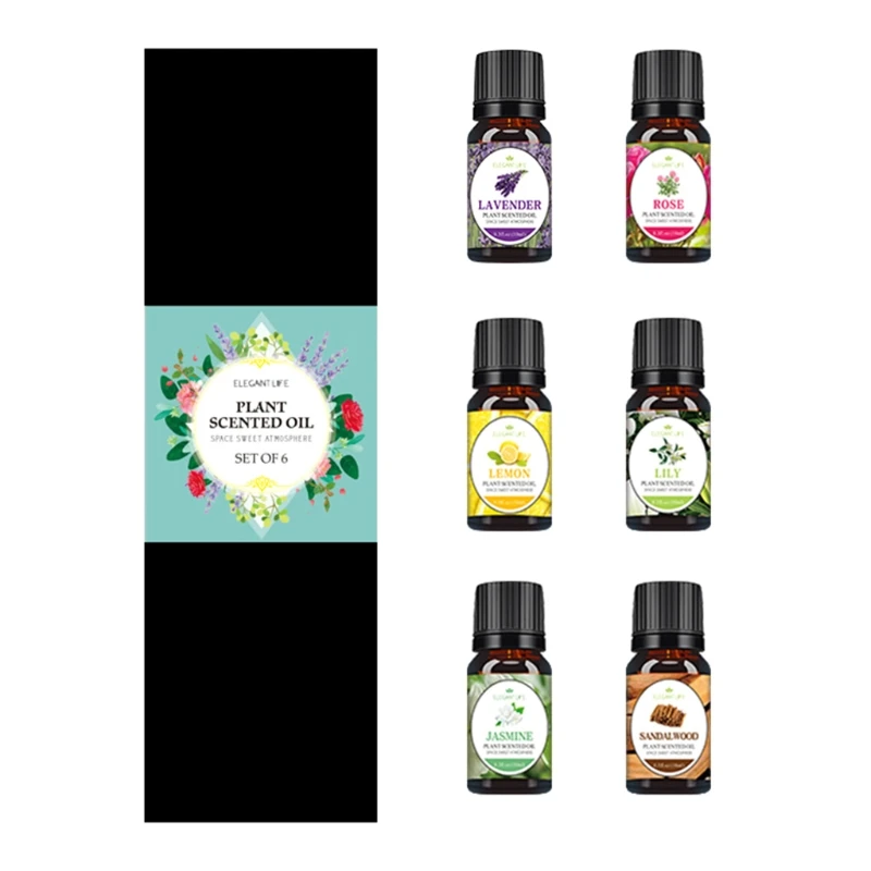 

Эфирное масло для ароматерапии, 6 бутылок/коробка, 10 мл