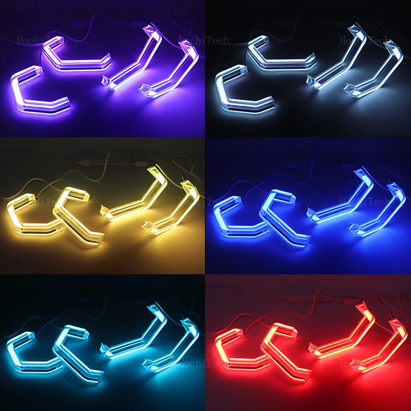 RGB M4 стиль с управлением через приложение светодиодная кольцевая лампа