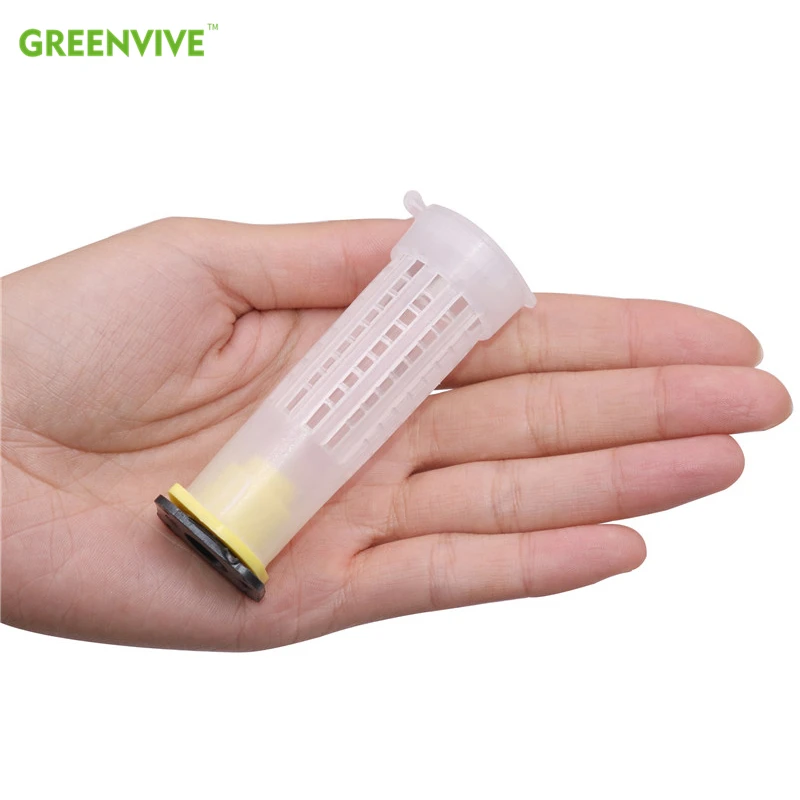 20 шт. клетки для пчелиной королевы пластиковая защитная крышка клетка коробка