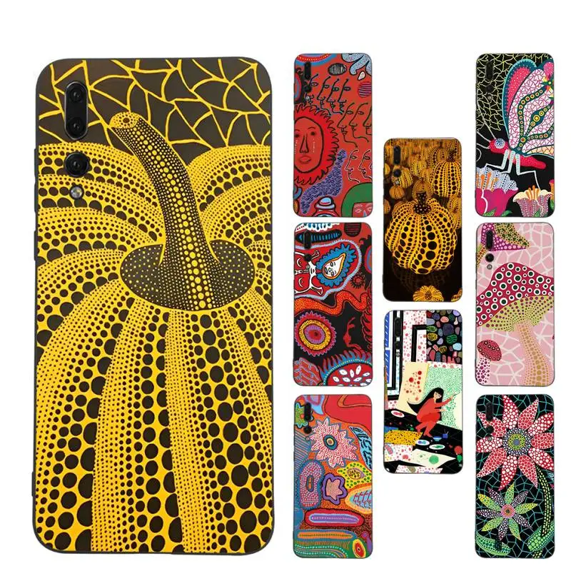 

Y-YayoiS K-KusamaS Art Phone Case For Huawei Honor 10 lite 9 20 7A pro 9X pro 30 pro 50 pro 60 pro 70 pro plus