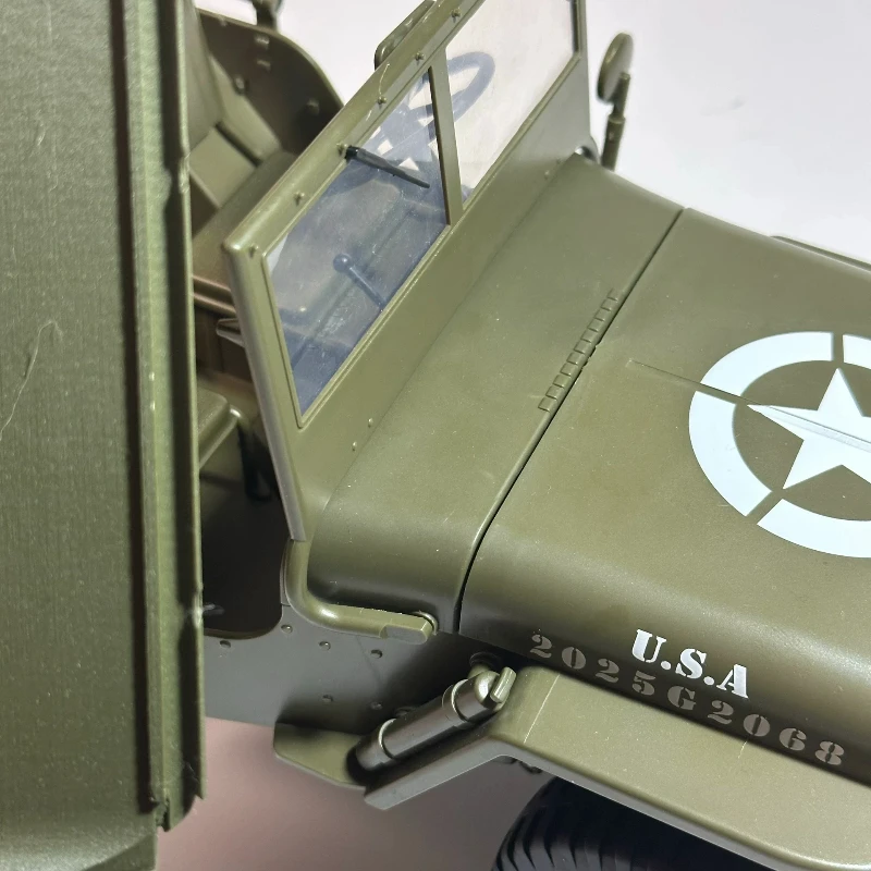 Фото Крыша-тент для радиоуправляемого краулера JJRC 1/10 Willys Jeep, военная модель, неразрушающая установка, аксессуар для тюнинга радиоуправляемых машин №3