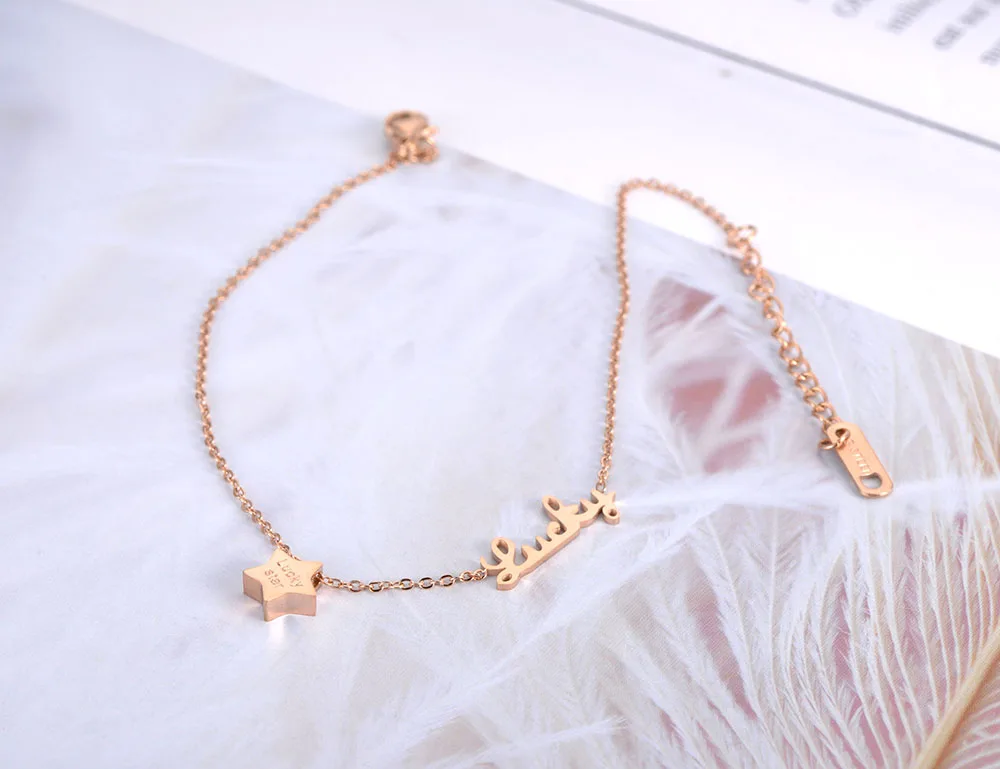 ZooMango позолоченный розовый пляж очаровательные ножные браслеты ювелирные