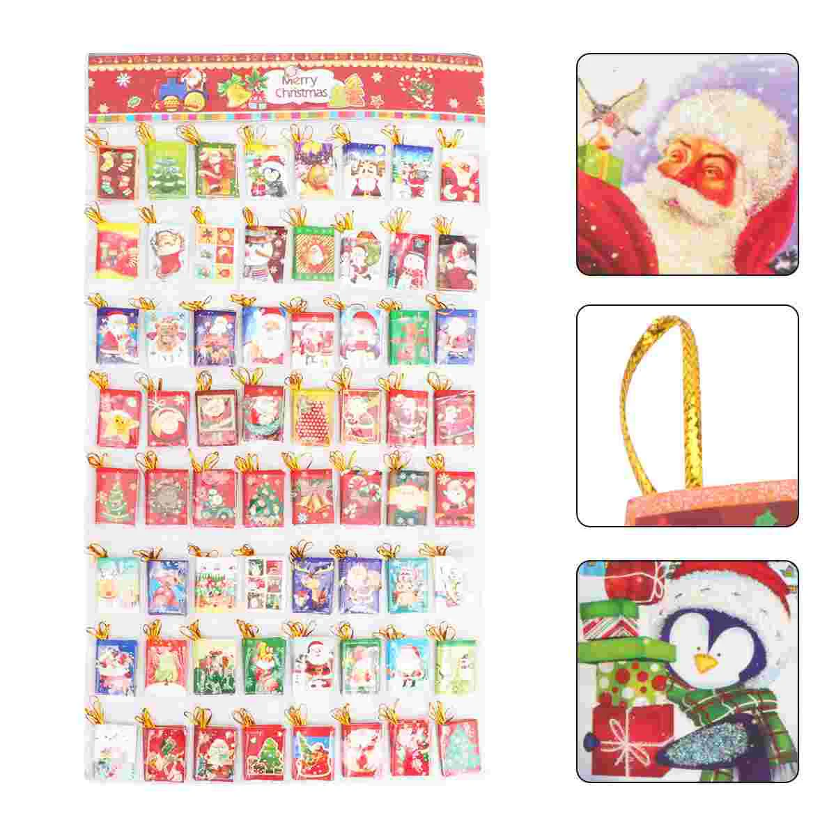 

Christmas Tags Holiday Tree Paperhanging Gift Wishing Tag Labels Greeting Mini Ornaments