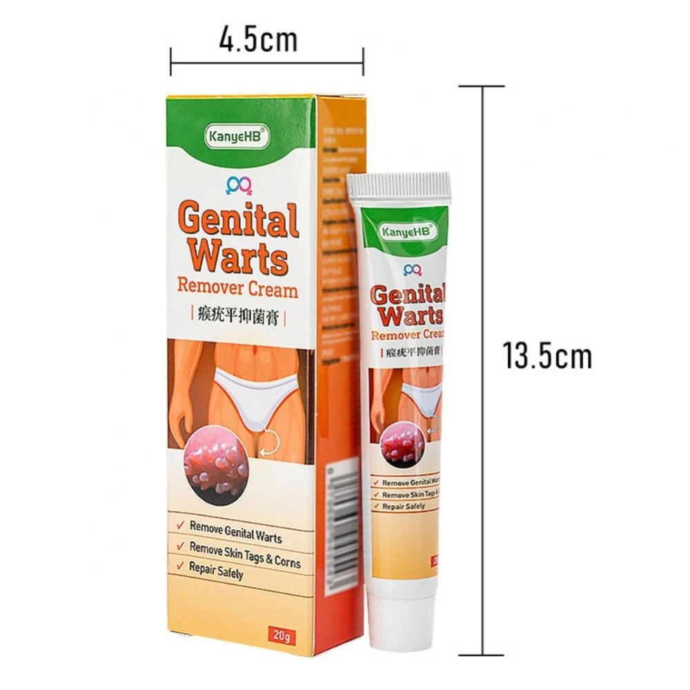 

20g Genital Wart Herpes Remover Ointment Skin Tags Mole & Papillomas Wart Remover Condyloma Acuminatum Treatment Cream
