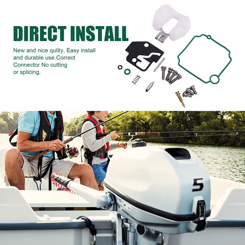 Ремкомплект карбюратора лодочного двигателя 3V1-87122-0 3V 1871220 3В M для подвесного Tohatsu