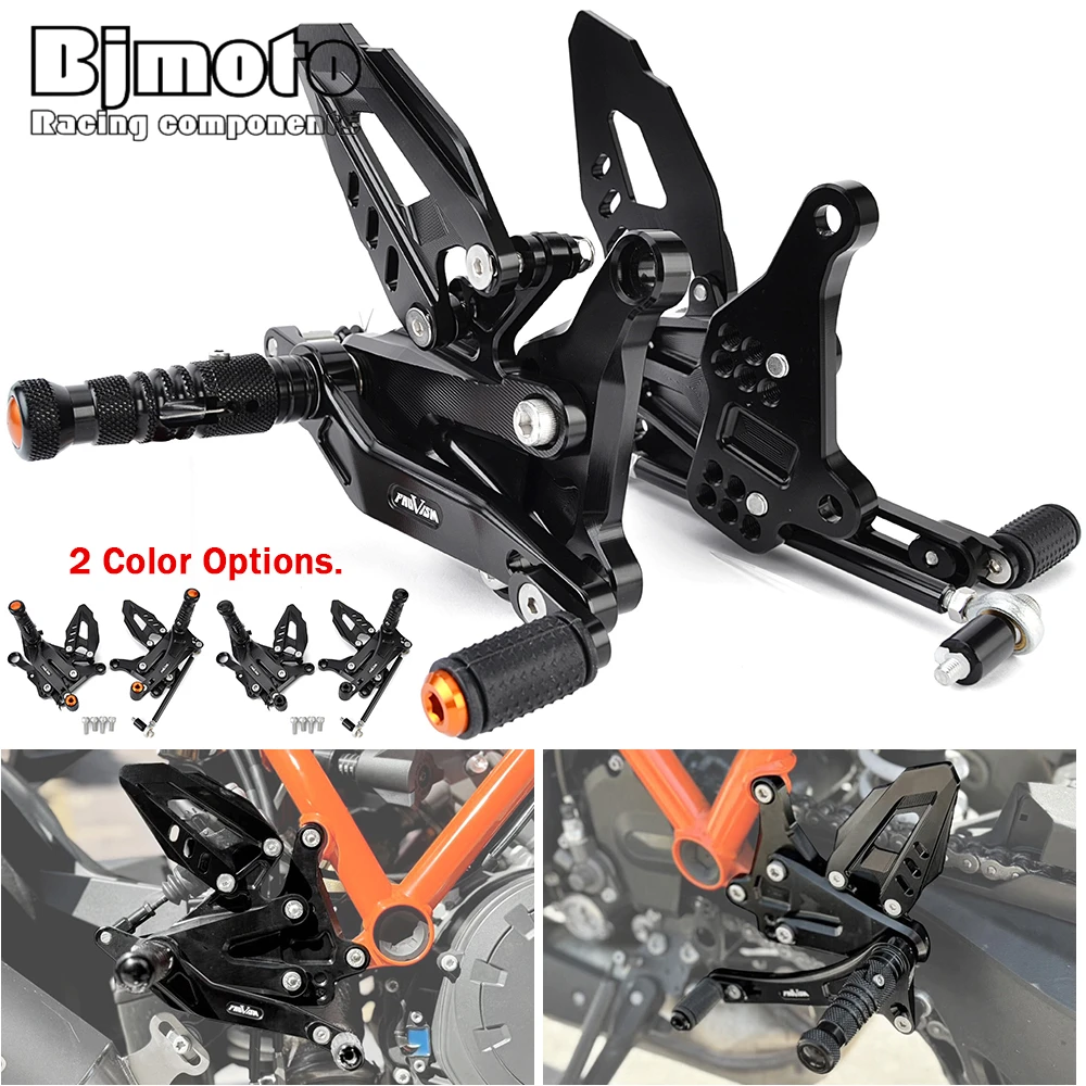 Регулируемая задняя подставка для ног K-TM 1290 1390 Super D-uke Superduke R ​ 2020-2024 подножки