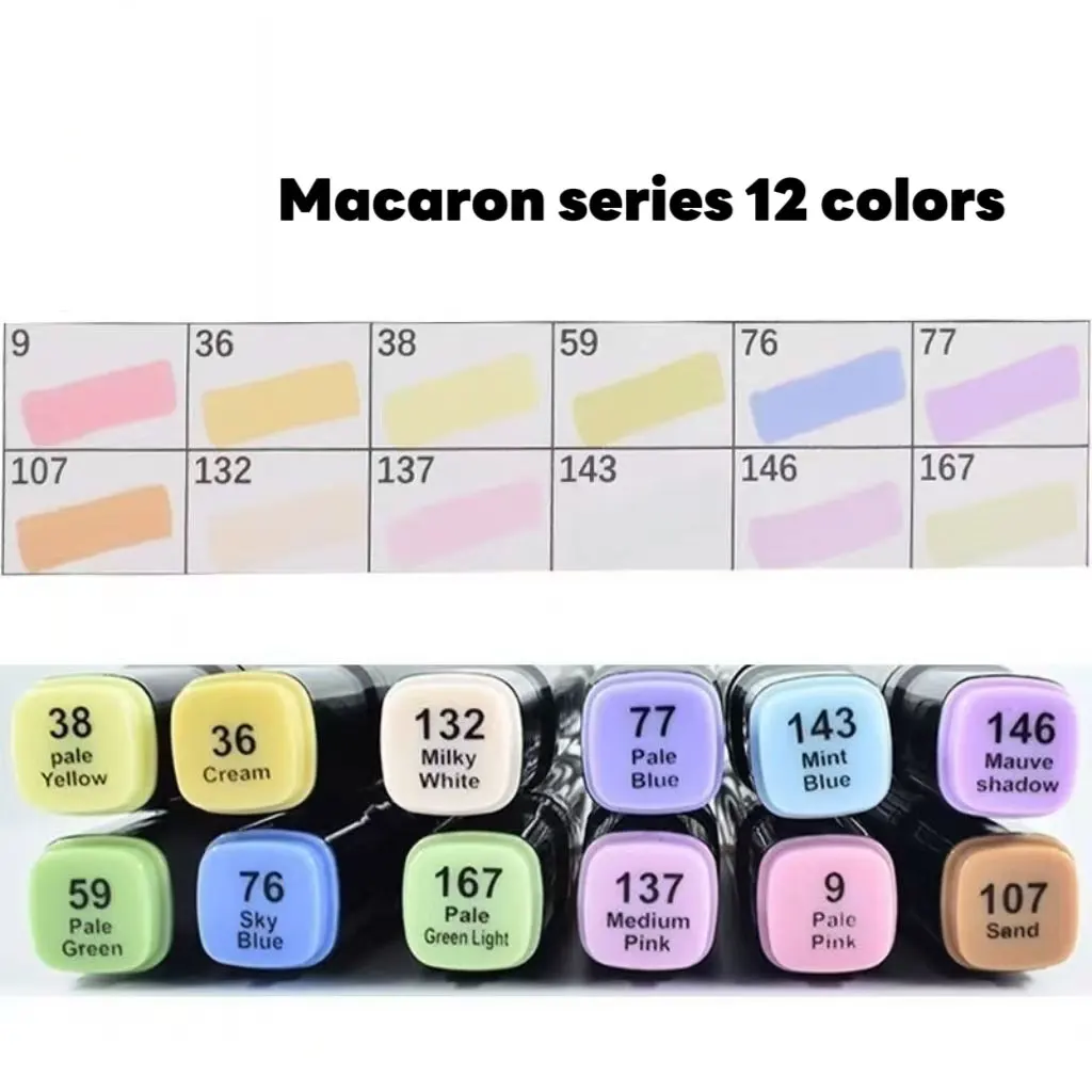 

Маркеры для рисования Alcoholfree 12 цветов