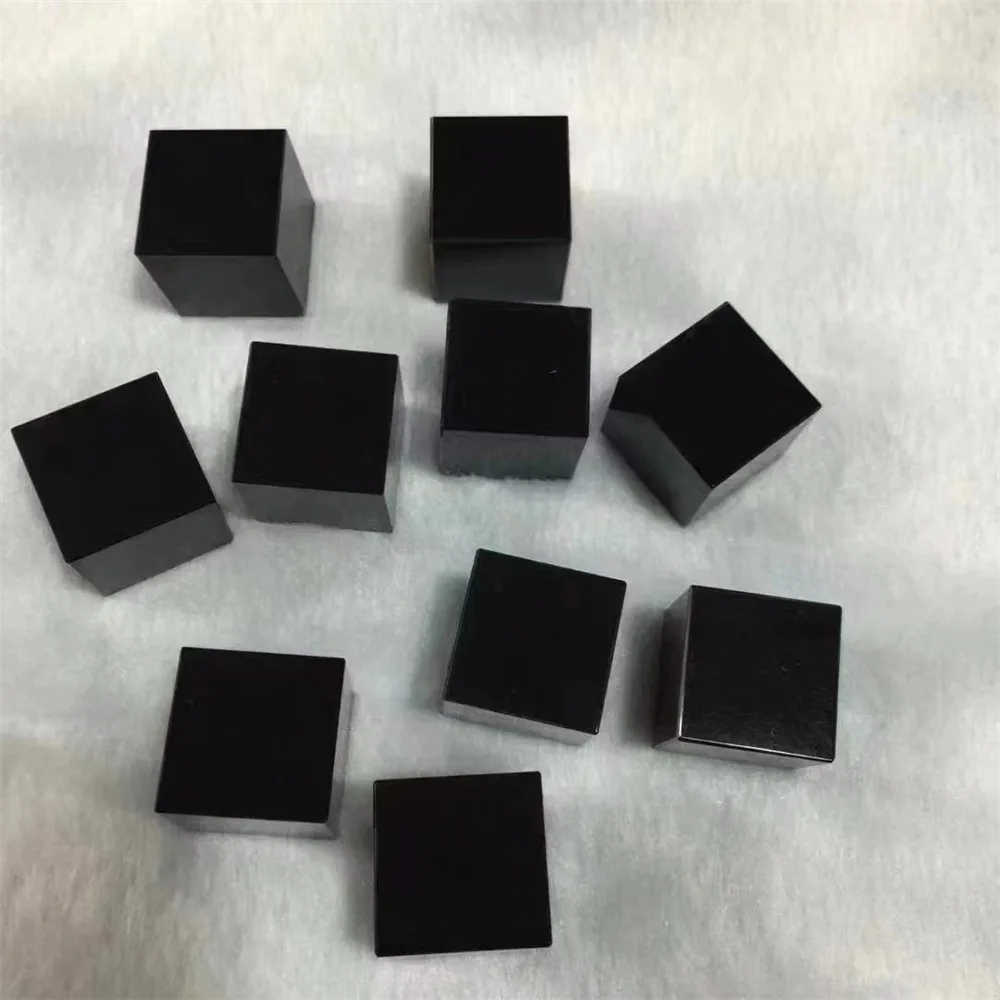 

2-7cm Black Obsidian Square Cube Healing Crystal Dispel Negative Energy Gemstone Cube Natural Mineral
