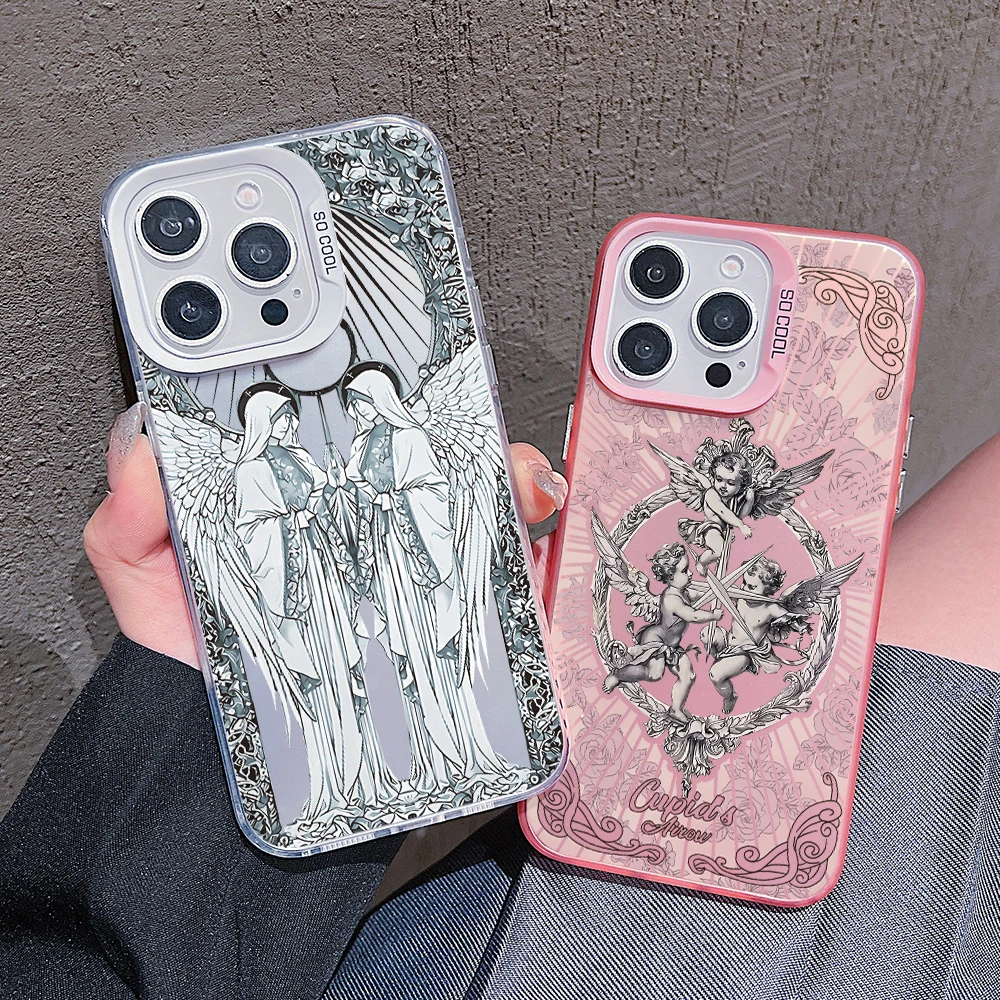 Чехол для телефона Middle Ages Retro Cupid Angel Xiaomi Mi 14T 14 13 12 12T 11 Lite Poco X6 F6 F5 X5 F4 F3 X3 GT Pro 4G 5G Cover