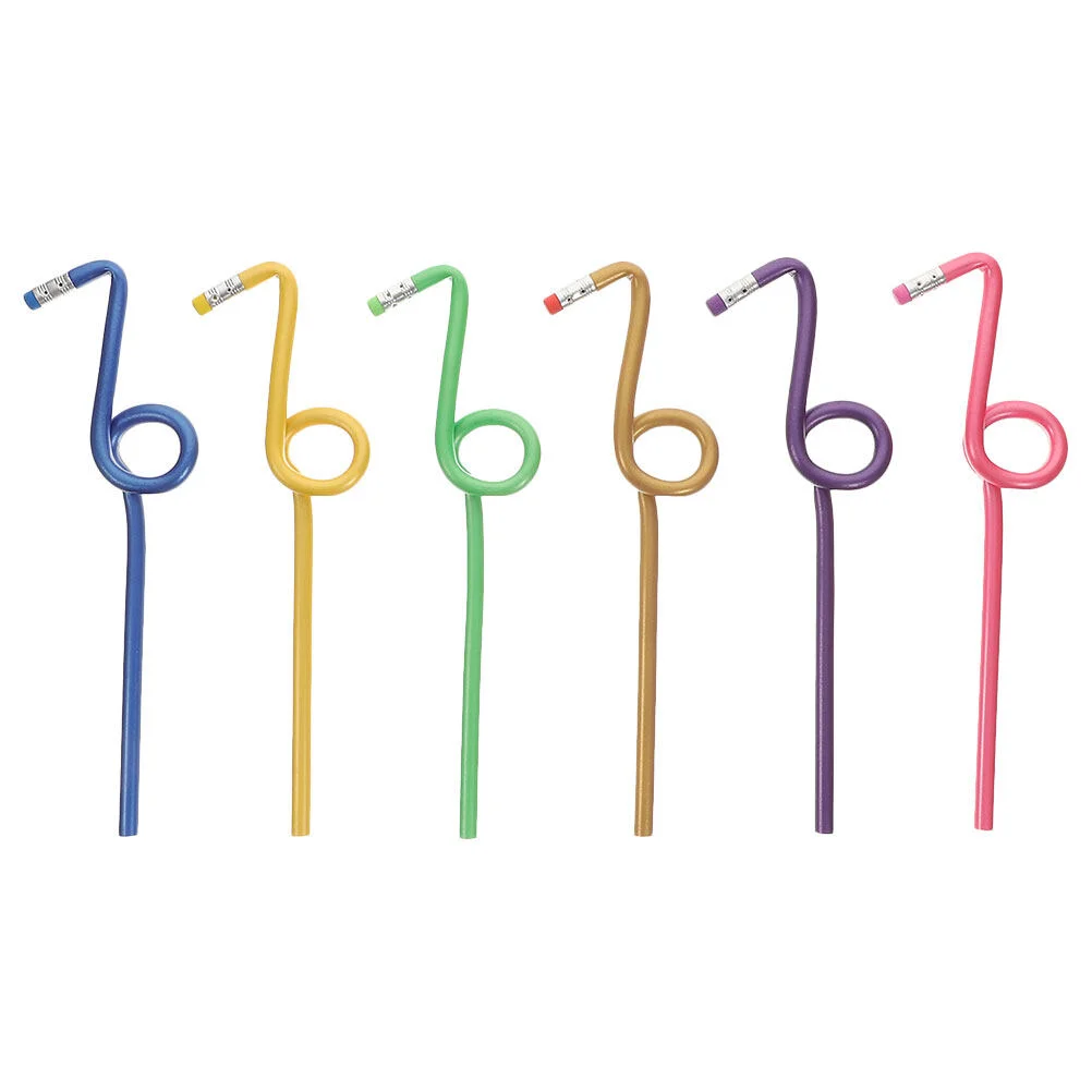 

6 шт., пластиковые цветные карандаши для письма