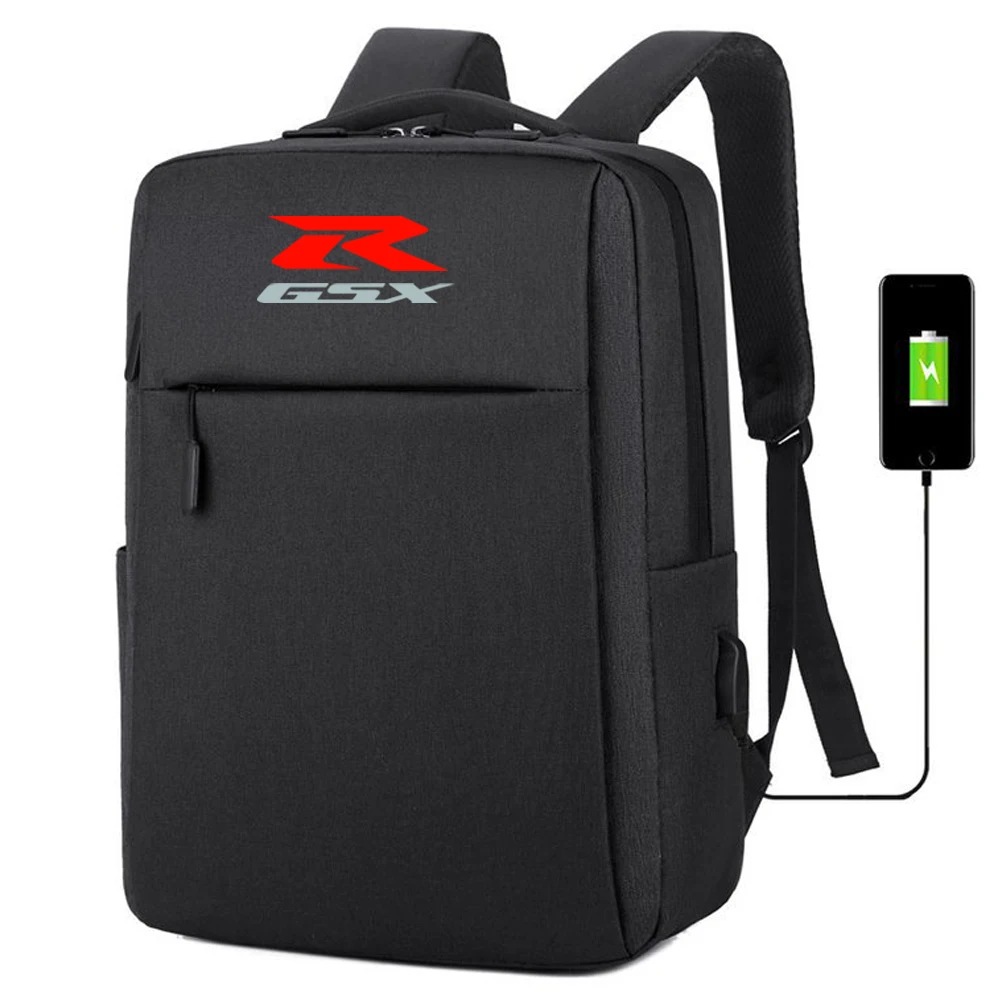 NEW FOR SUZUKI GSXR 600 1000 GSX-R600 GSX-R1000 Waterproof backpack with USB charging bag Men's business travel backpack