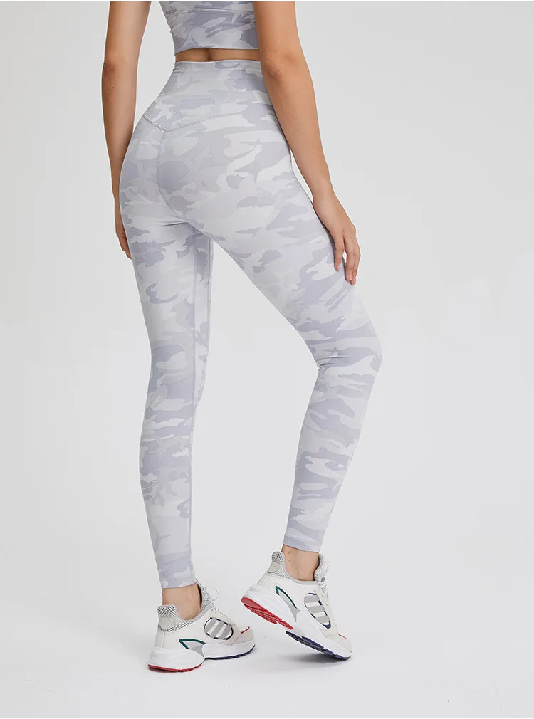 

Women High Waist Printed Color Yoga Naked-feel Squat proof Leggings Tummy Control Workout leggings 4 Way Stretch tight