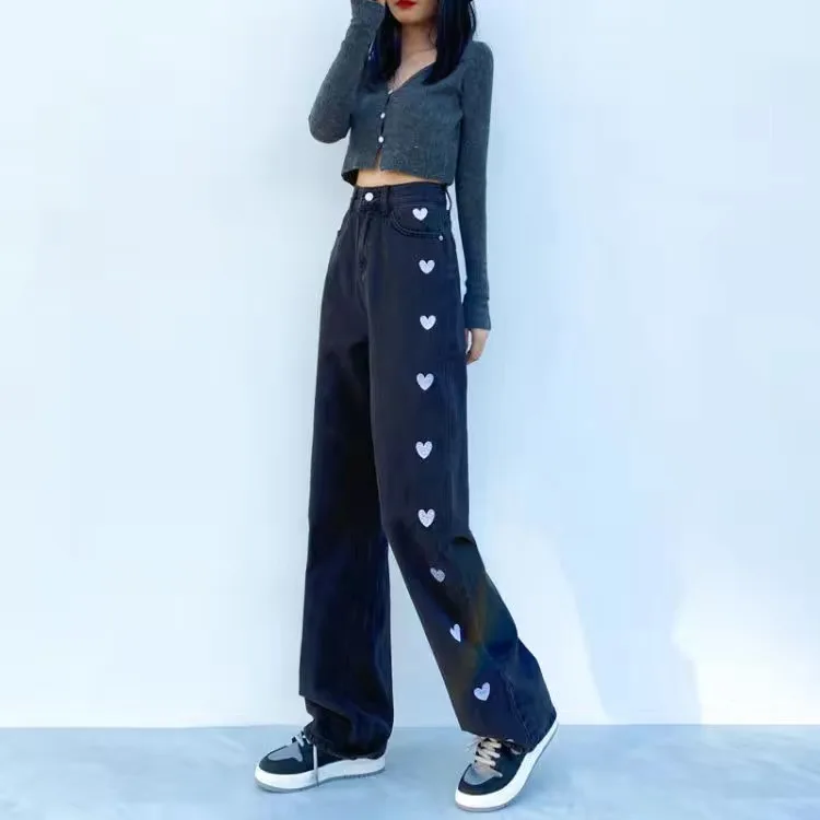 

Женские модные стильные облегающие джинсовые брюки-клеш с высокой талией, женские черные повседневные брюки