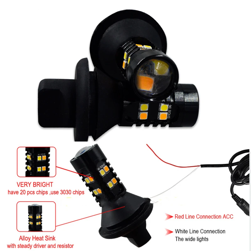 Для Honda Civic FD FA FB FG 2005-2012 2013 2015 2016 автомобильные ДХО дневные ходовые огни с