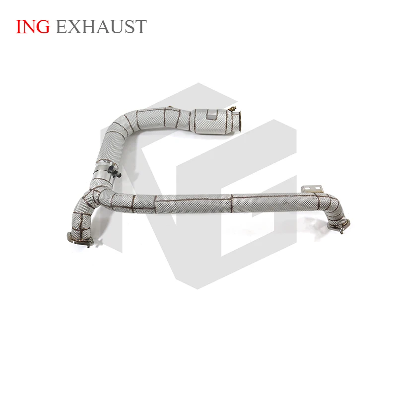 Труба выхлопной трубы ING Performance Cat ss304 труба насадки для Porsche 718 2 5 t 18up CAYMAN GTS сопло