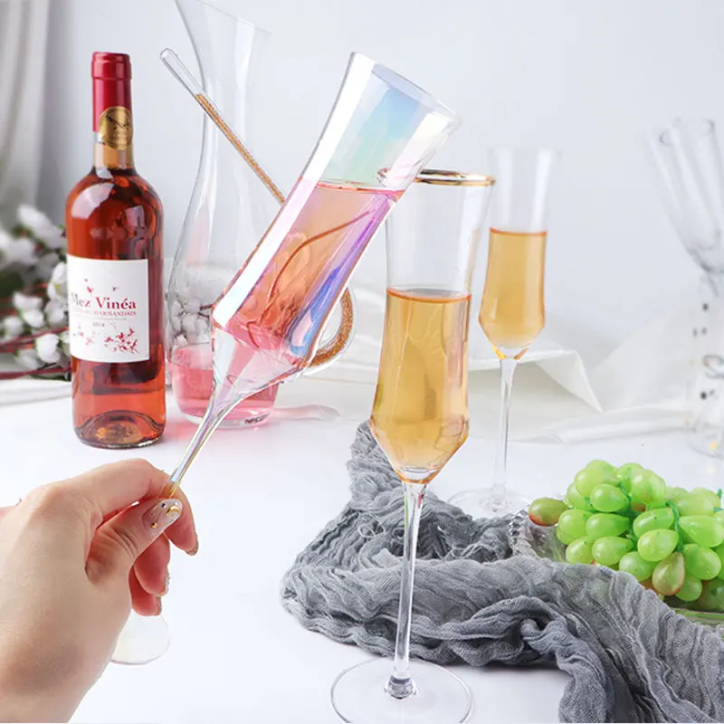 

Crystal glass wine glass champagne glass income generating waist goblet
