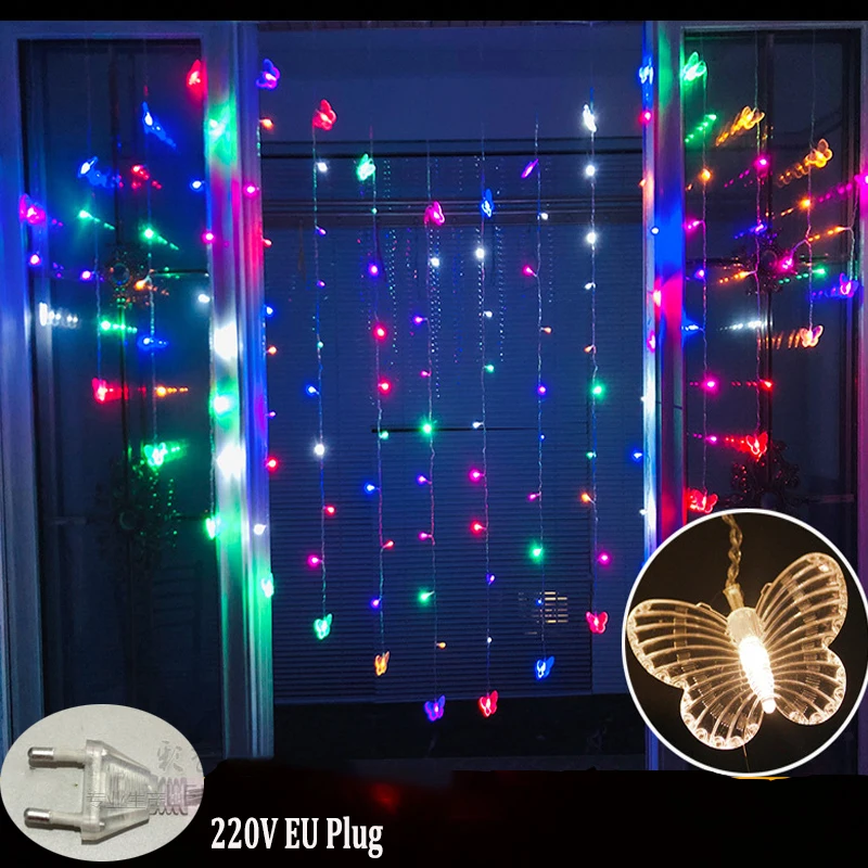 

Гирсветильник-сосулька с зажимами для фотографий, 2x1,5 м, 128 светодиодов