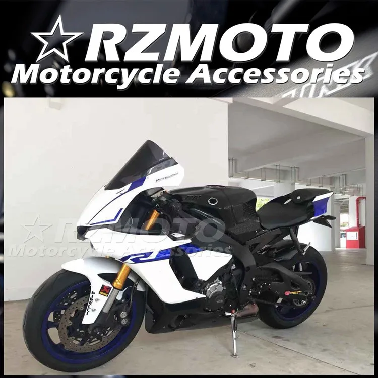 

Новый комплект обтекателей для мотоцикла ABS, подходит для YAMAHA YZF - R1 R1m 2015 2016 2017 2018 2019 15 16 17 18 19, комплект кузова белого и черного цвета