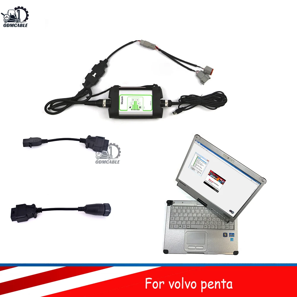 

Vodia Diagnostic Tool For Volvo Penta Marine Industrial Engine Diagnostic Scanner With Cfc2 Laptop