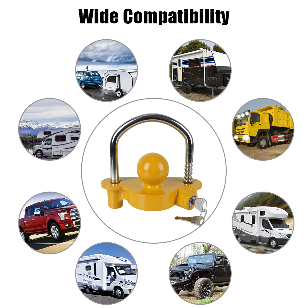 Сверхмощный буксировочный шарик противоугонная муфта прицепа универсальное