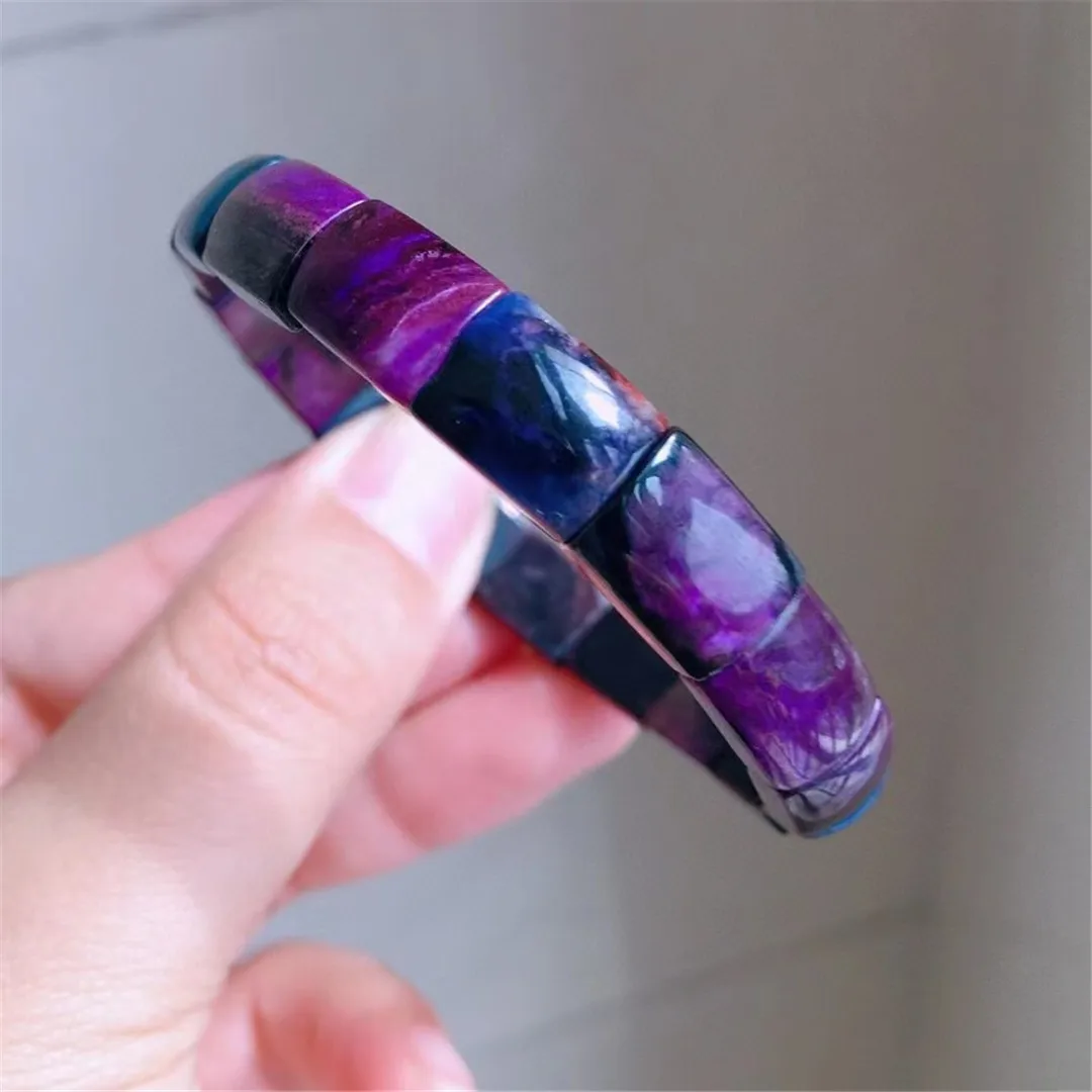 

Натуральные драгоценные камни Sugilite для женщин и мужчин, красивый подарок, бусины с кристаллами 11x9 мм, противораковые пряди из драгоценных к...