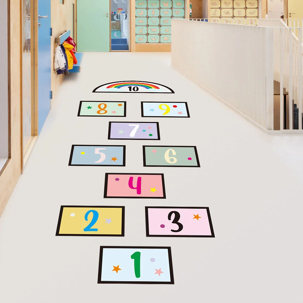 Детские игрушки талисман напольное зрение забавная игра наклейка на стену