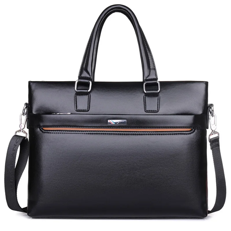 

KANGAROO Luxury Brand Business Laptop Handbags Messenger Bags Men Leather Briefcase Male Travel Bags Men Shoulder Bag