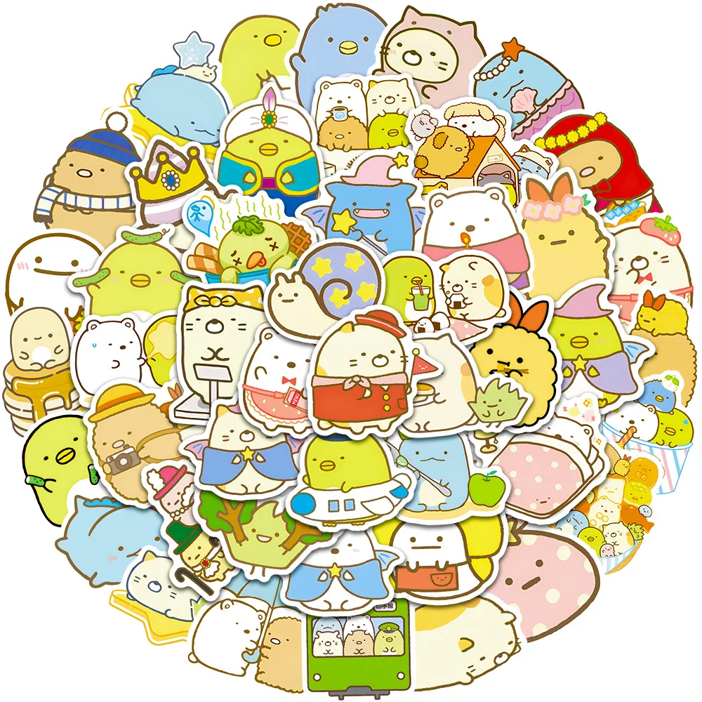 10/50PCS Corner Creature Sumikko gurashi Cartoon Cute Sticke