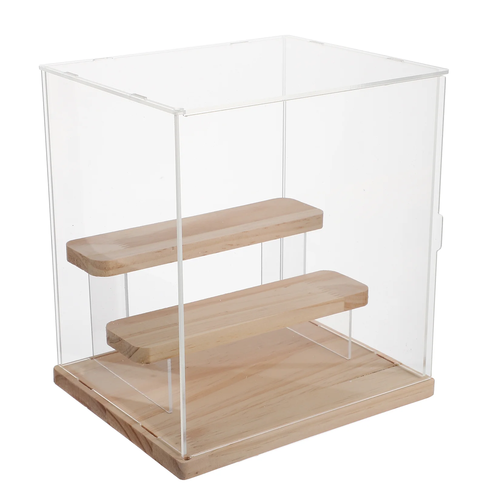 

Display Acrylic Case Riser Box Shelf Figurecabinetfor Figures Stand Countertop Clear Action
