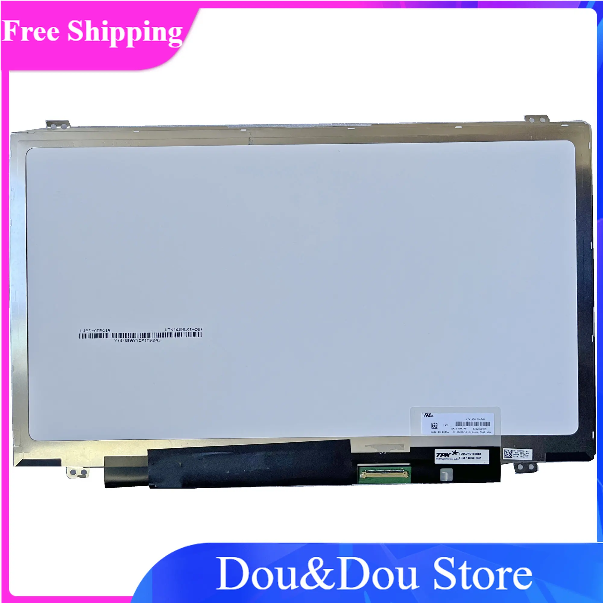 

LTN140HL03 D01 DPN ORK7PP 15,6-дюймовый матричный ЖК-экран для ноутбука