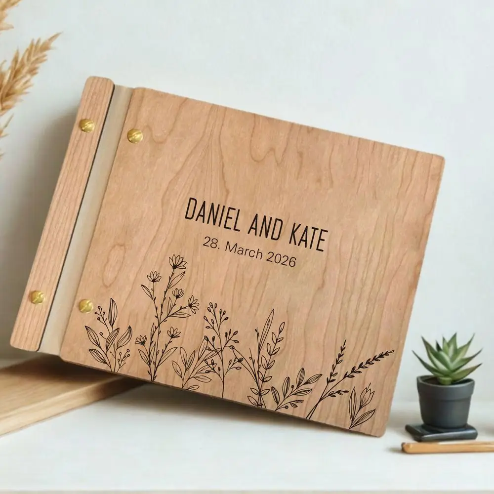 

Деревянная гостевая книга "Мистер и Миссис"