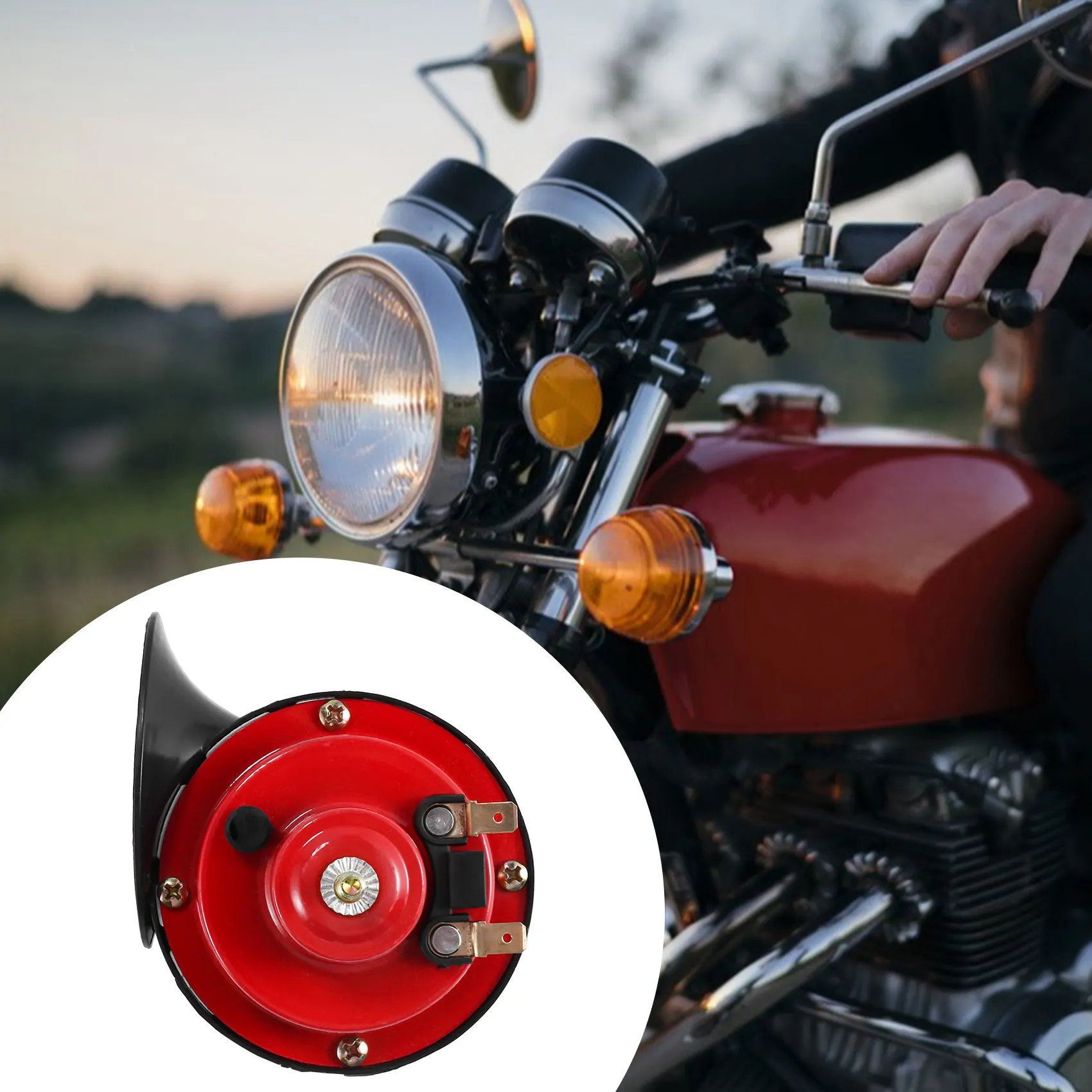 Универсальный автомобильный звуковой сигнал с громким давлением Klaxon 12 В