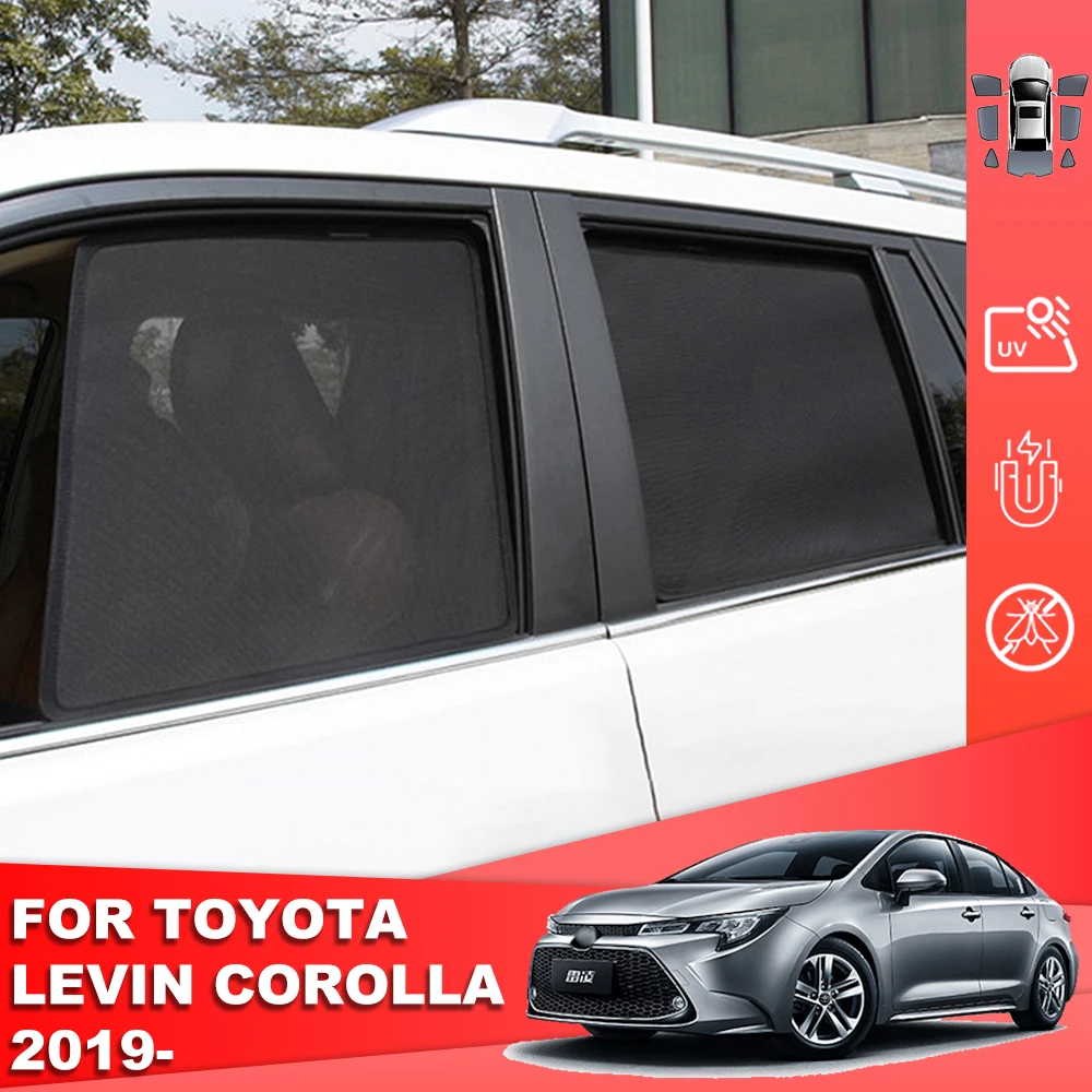 Для Toyota Corolla Sedan E210 2020-2024 магнитный автомобильный солнцезащитный козырек на