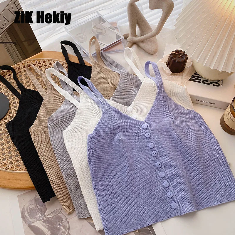 

Женская однотонная повседневная короткая трикотажная кофта Zik Hekiy, Женская Весенняя верхняя одежда, Женский Топ