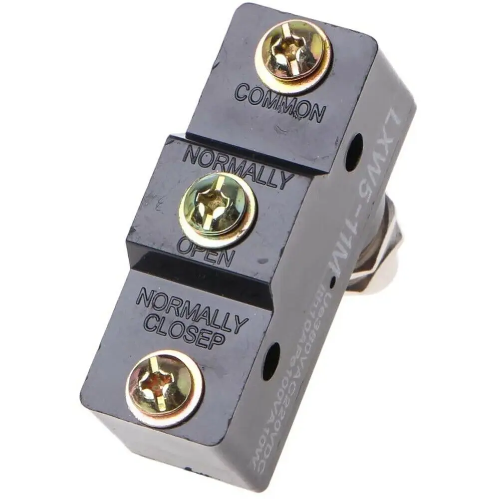 

3x Screw Terminals Limit Switch Mechanical Part Metal 15A 380VAC 1NO+1NC Conatact 5*1.8*5.4cm LXW5-11M 000 Cycles