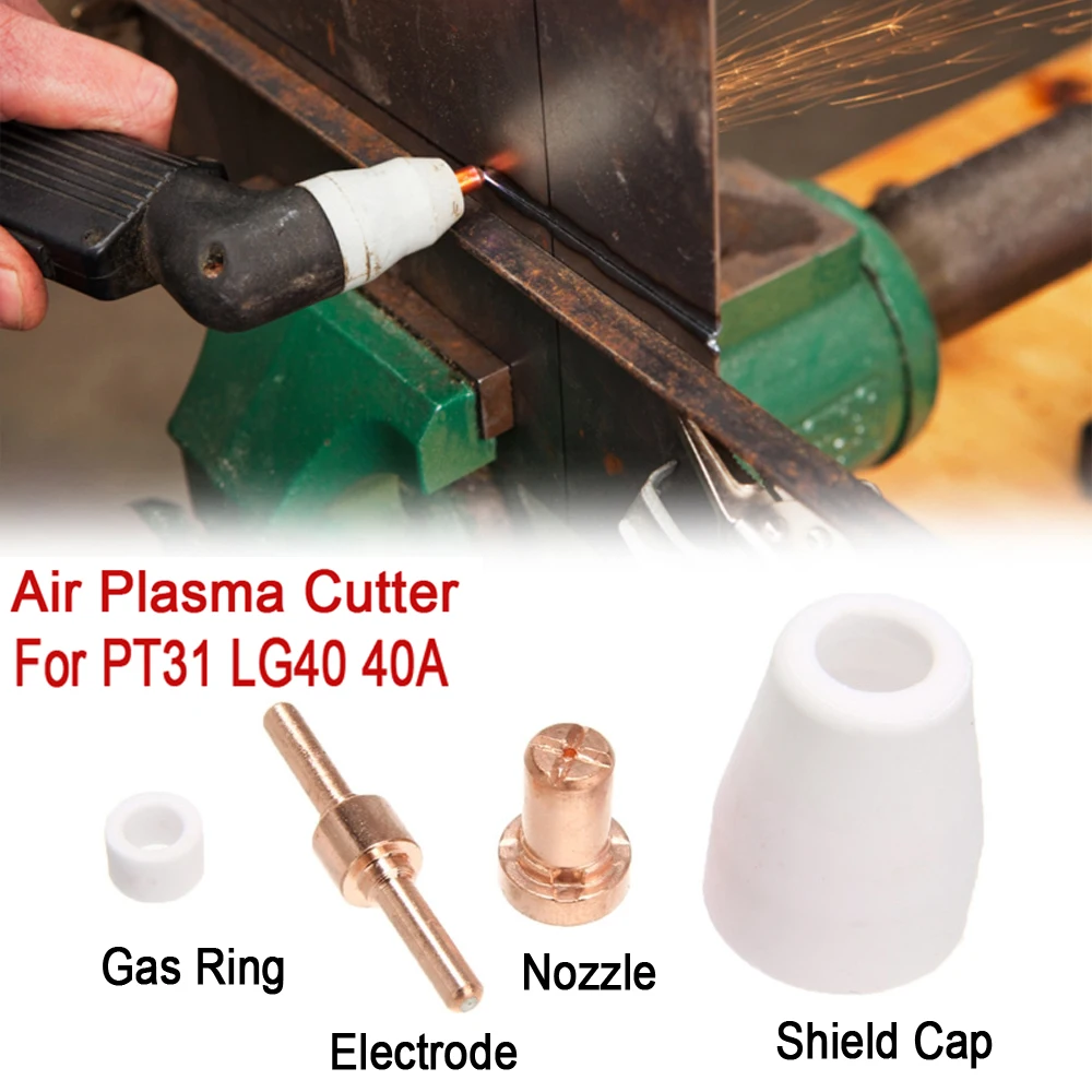 

PT-31 Air Plasma Cutter Cutting Torch Consumables Tip Electrodes Nozzles For PT31 CUT 30 40 50 Plasma Welding Accessories