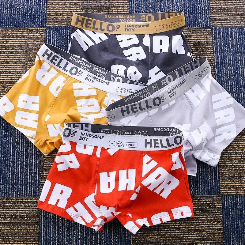 Men's Panties Men's Underwear Men Boxers Comfortable Soft Pure Cotton Breathable Man's Underpant New Loose Style Free Shipping