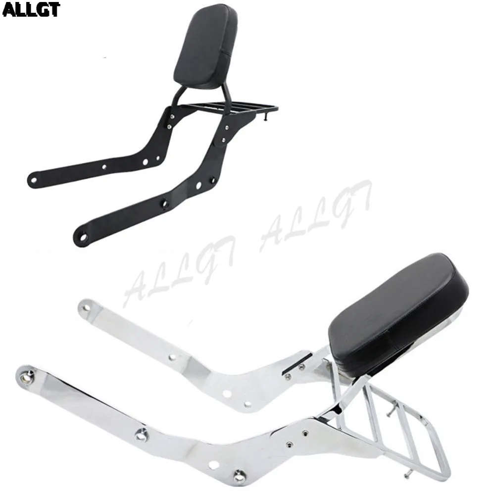

Detachable Backrest Sissy Bar w/Luggage Rack Fit Honda Shadow VT750C Aero 2004 2005 2006 2007 2008-2012